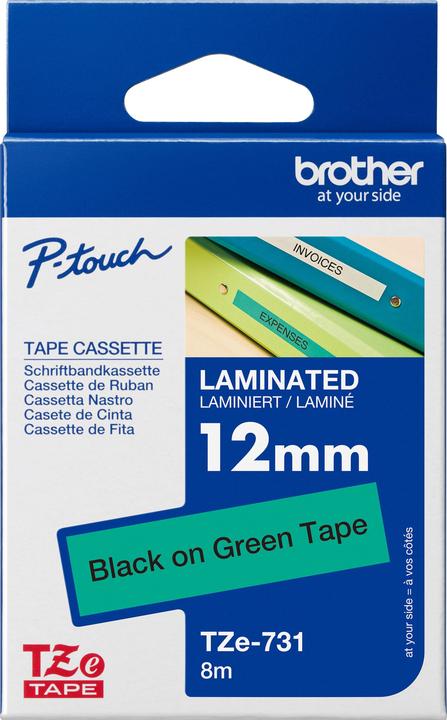 Produktbild Brother Tze-731 (1.20 cm, Grün)