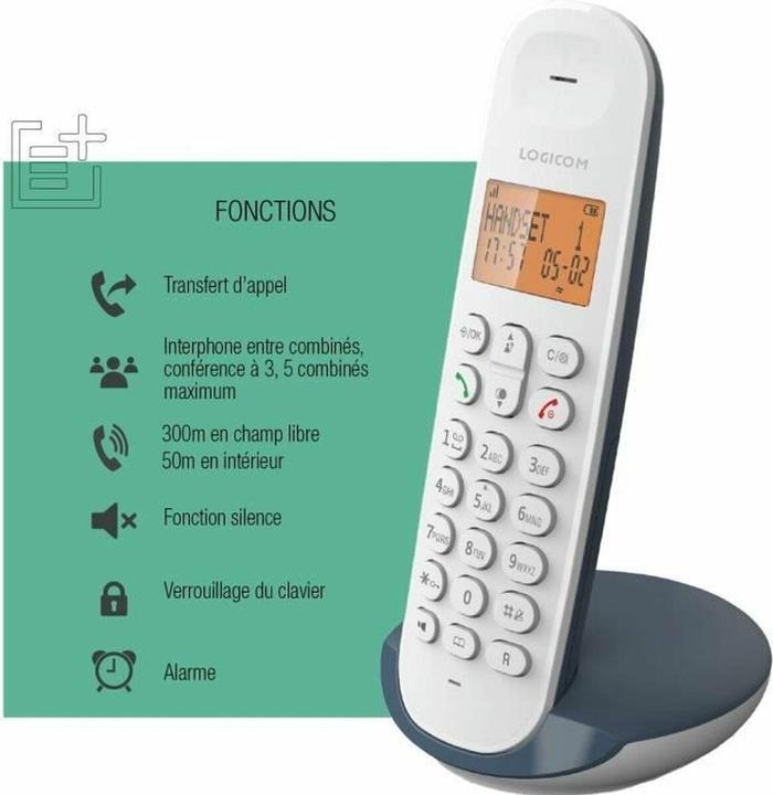 Logicom Festnetztelefon DECT ILOA 150 SOLO Tafel
