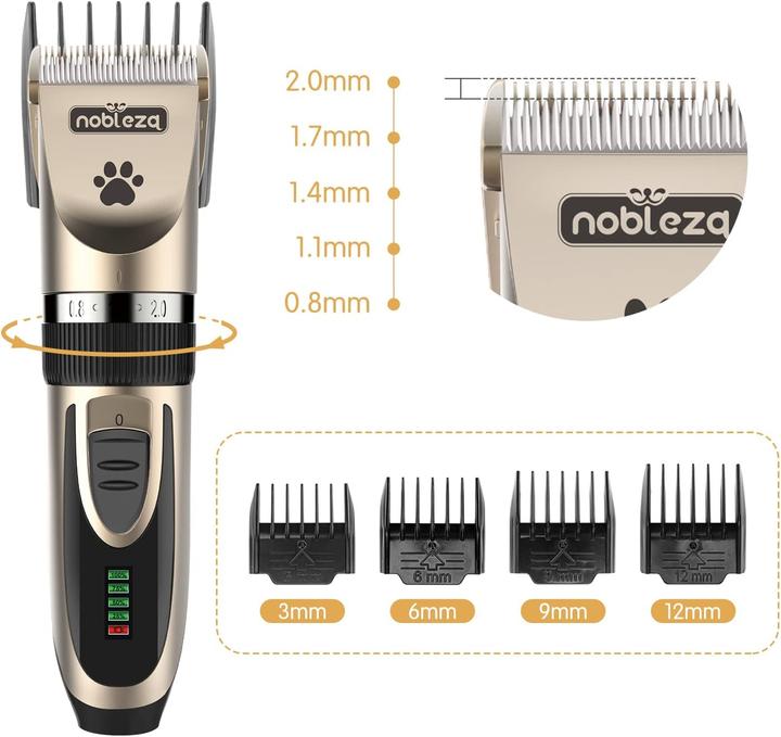 Produktbild Nobleza Tierhaarschneider-Set (Hund, Katze)