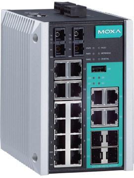 Image du produit Moxa EDS-518E Series EDS-518E-SS-SC-4GTXSFP - commutateur