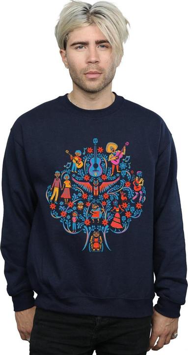Actual product image Disney Mens Coco Tree Pattern Sweatshirt (XXL)