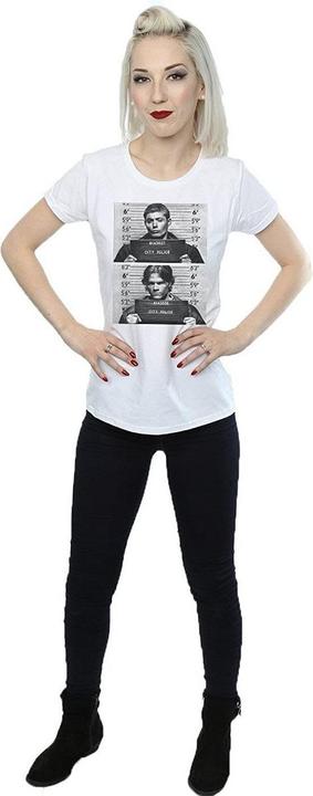 Immagine prodotto Supernatural Maglietta in cotone Winchester Mugshot Femme/Femme (XL)