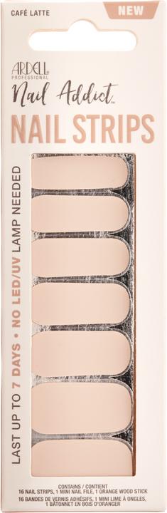 Produktbild Ardell Nail Addict - Nail Strips Cafe Latte (Nagelutensil, Café Latte)