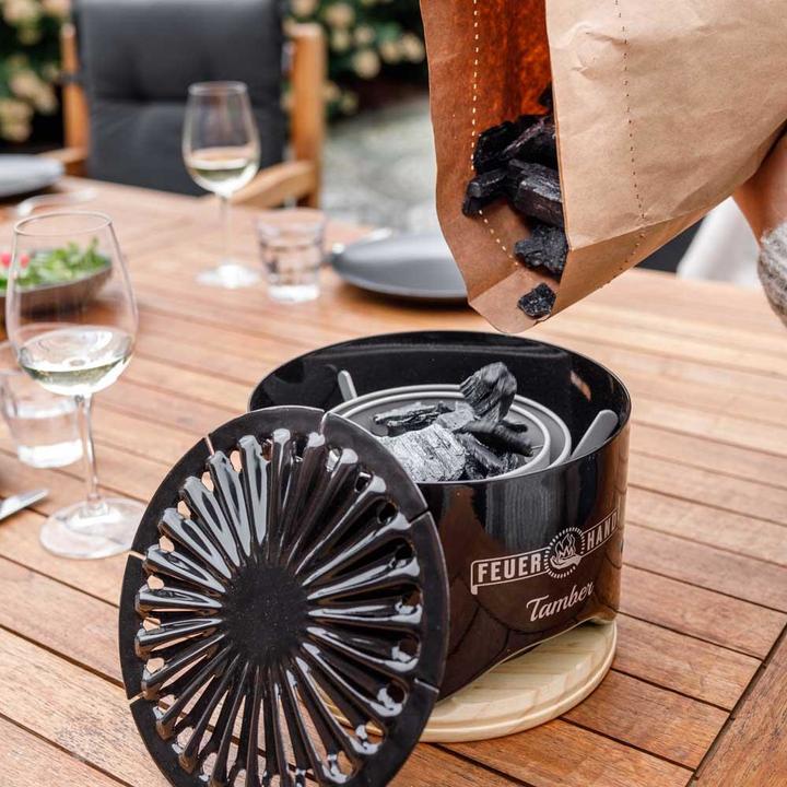 Image du produit Feuerhand Charbon de bois pour gril de table Charbon, 1 kg (1 kg)
