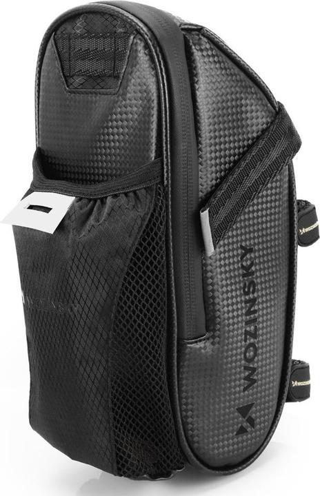 Actual product image Wozinsky bicycle saddle bag 1.5 l black (WBB20BK) (1.50 l, Frame bag)