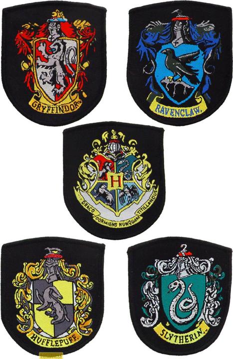 Produktbild Cinereplicas Harry Potter 5er-Pack Hauswappen (5 x)