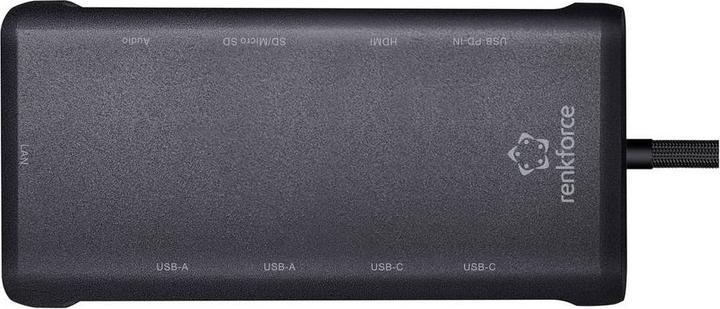 Immagine prodotto Renkforce RF-USBHA-500 10 Port USB 3.2 Gen 2-Hub mit zusätzlichem USB-C®-Eingang (USB-C, 10 Porti)