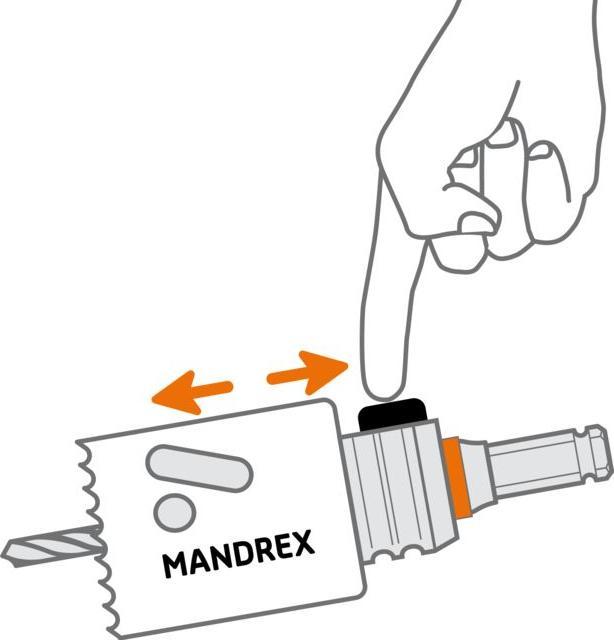 Image du produit Mandrex Bimetall M42 Lochsäge XtraTief 300, 152mm (152 millimètres)