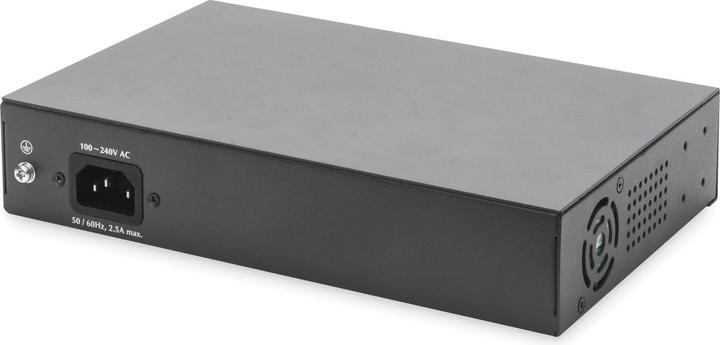 Digitus 8-Port Gigabit PoE Switch, Unmanaged, 2 Uplinks (10 Ports)