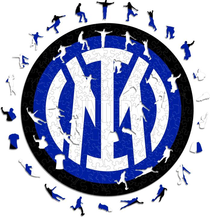 Produktbild Iconic FC Inter Mailand - Logo - Holz Puzzle Grösse M (270 Teile) (270 Teile)
