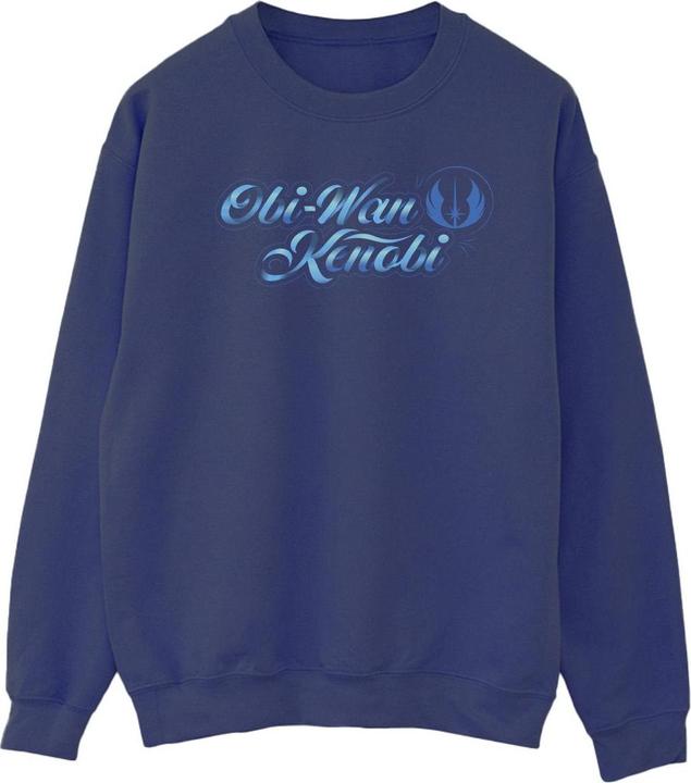 Star Wars ObiWan Kenobi Ribbon Font Sweatshirt (XXL)