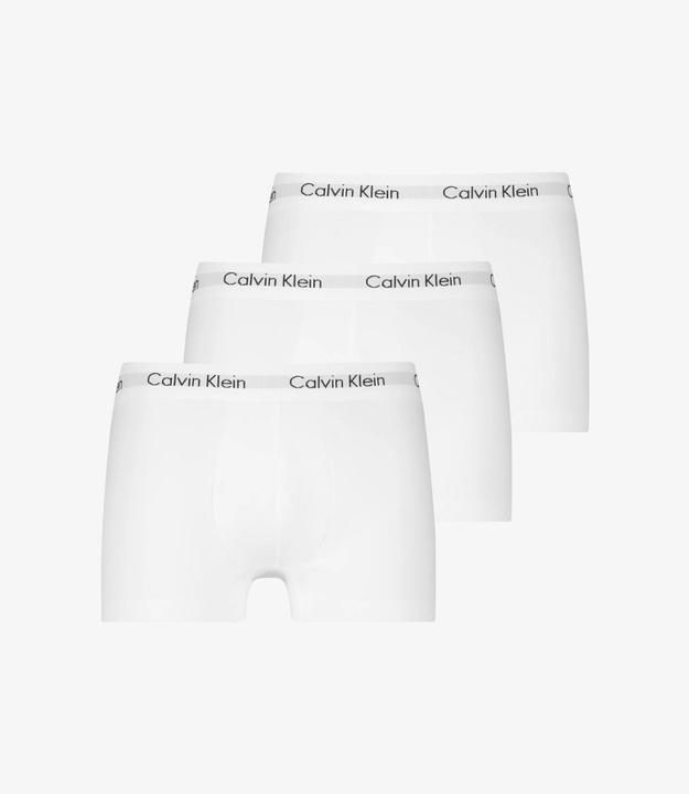 Produktbild Calvin Klein Low Rise Trunk "Cotton Stretch" weiss (M, 3er Pack)
