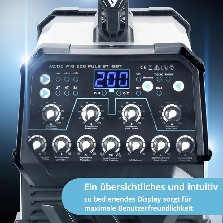 Produktbild Stahlwerk Schweissgerät AC/DC WIG 200 Puls ST IGBT / 200 A