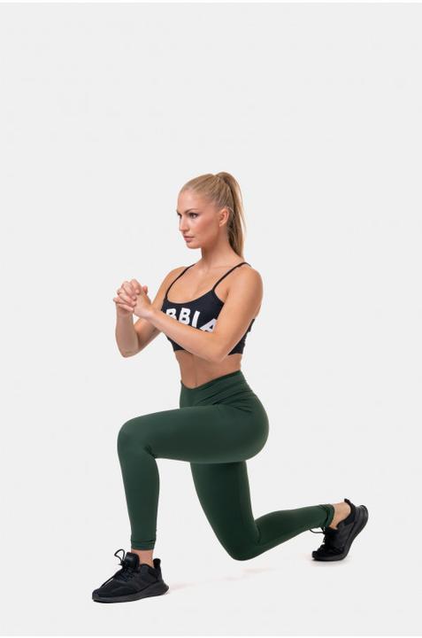Actual product image Nebbia Classic Hero Leggings 570 Dark Green (L)