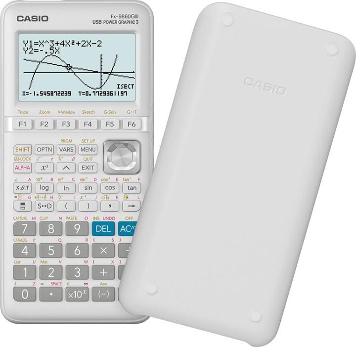 Actual product image Casio FX-9860GIII (Batteries)