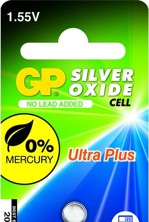 GP Batteries Silver Oxide Cell 392 Pile jetable SR41 Oxyde de Silicium (S) (1 pcs, LR41, 42 mAh)