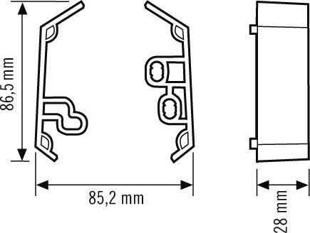 Actual product image Esylux Defensor Spacer Ws