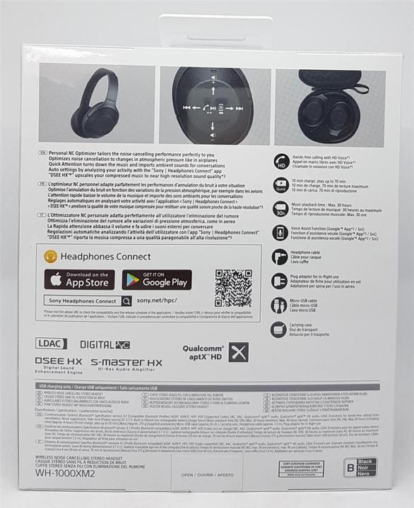 Image du produit Sony Wh-1000xm2 (ANC, 30 h, Filaire)