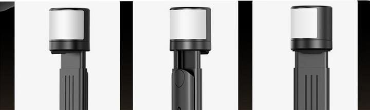 Produktbild Deltalabs Selfie Stick Tripod Stativ Halterung mit LED + Bluetooth Fernauslöser