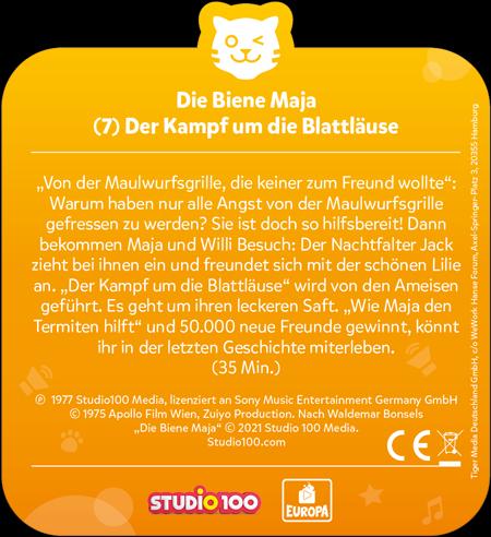 Produktbild Tigermedia Tigercard Biene Maja Klassiker (7): Der Kampf um die Blattläuse (Deutsch)