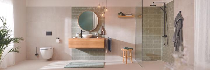 Immagine prodotto tesa Set di spazzole MOON BLACK con soluzione adesiva inclusa senza foratura