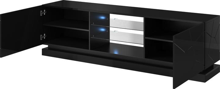 Produktbild Cama QIU 200 czarny TV-Ständer & Entertainment-Center 4 Regale