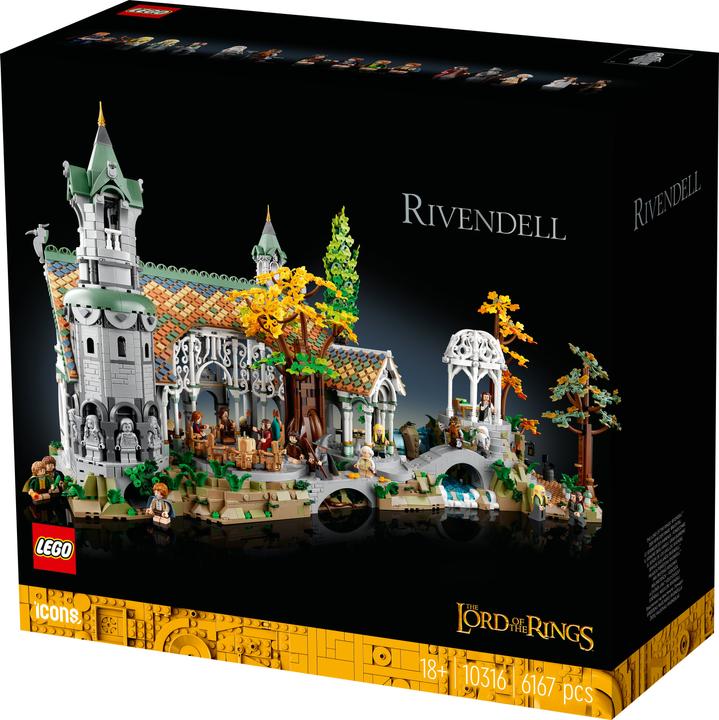 Actual product image LEGO Rivendell (10316, LEGO Lord of the Rings, LEGO Rare Sets)