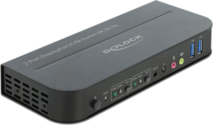 Delock Commutateur KVM 2 ports HDMI avec USB 3.0 et Audio 8k 30Hz