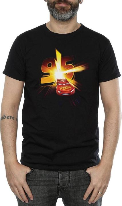 Immagine prodotto Disney Cars Lightning McQueen Burst Maglietta Uomo (L)