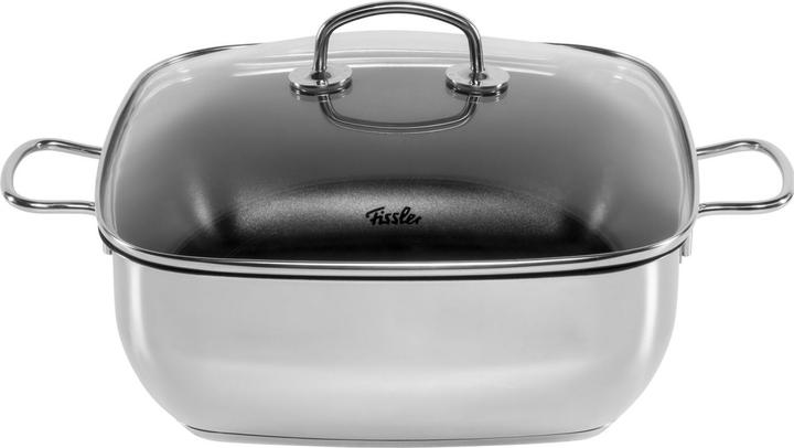Produktbild Fissler Secural® Bräter 28cm eckig mit Glas (28 cm, Bräter + Schmortopf, Edelstahl)