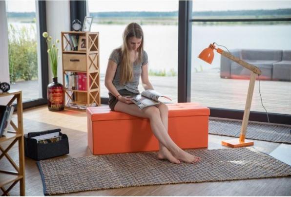 Actual product image Relaxdays Folding Storage Bench (114 cm)
