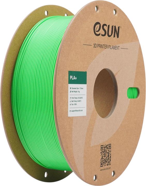 Actual product image eSUN PLA+ RGB Grün Filament 1.75mm 1Kg (PLA+, 1.75 mm, 1000 g, Green)