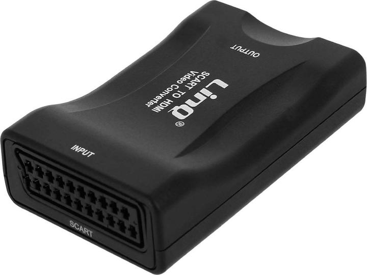 Produktbild LinQ 1080P SCART / HDMI Video-Adapter, SCART-HDMI by – Schwarz (Scart, 5 cm)
