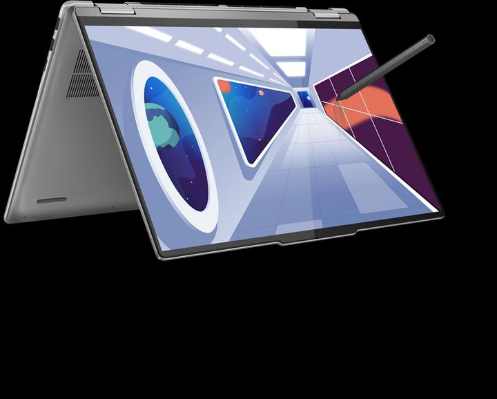 Actual product image Lenovo Yoga 7 (16", AMD Ryzen 7 7735U, 16 GB, 1000 GB, DE)