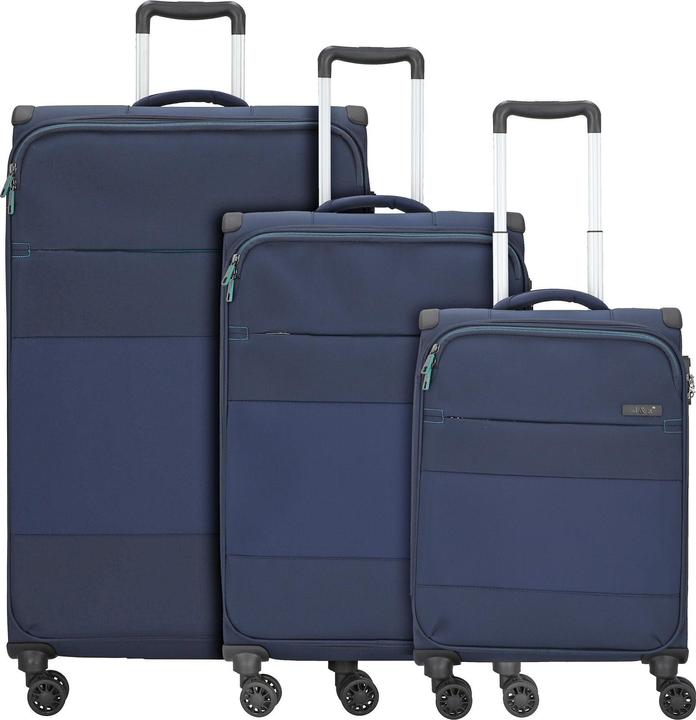 D&N Travel Line 9004 4-Rollen Kofferset 3tlg. (204 l, XL (ab 115l))