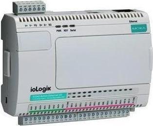 Actual product image Moxa IOLOGIK E2260 - Universal controller, 6 RTD, 4 DOs, ClickGo, -10 to 60C operating temperature