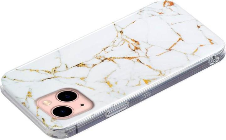 Immagine prodotto Cover-Discount iPhone 15 Plus - Custodia in gomma siliconica Marmo Bianco (Apple iPhone 15 Plus)