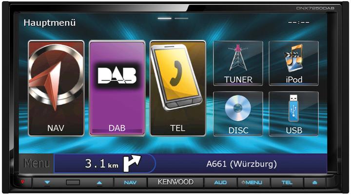 Produktbild Kenwood Corp. DNX7250DAB ohne DAB-Antenne