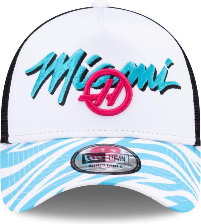 Actual product image New Era A-Frame Snapback Trucker Cap - Miami F1 Haas (One size)