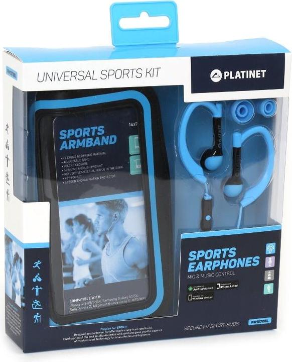 Image du produit Platinet Sport + bracelet PM1070 ausinės (42927) (NC, Filaire)