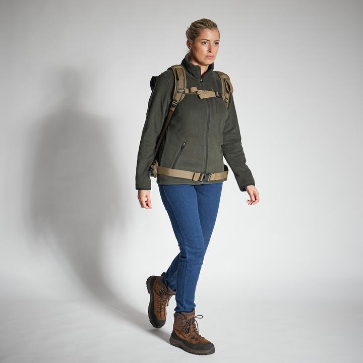 Actual product image Solognac Fleecejacke 500 Damen grün (40)