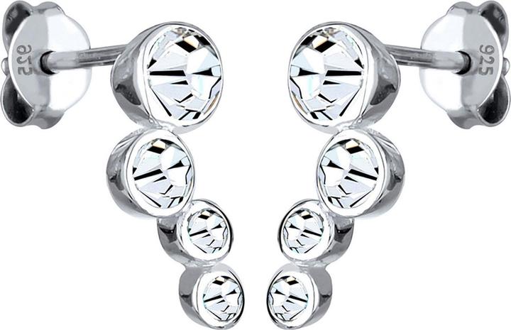 Immagine prodotto Elli Orecchini Basic Geo Trend Cristalli Argento 925 (Argento 925, Cristallo di vetro)