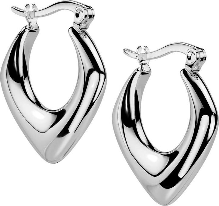 Star Piercing Ohrring silber Diamant (ohne Messing, Chirurgenstahl 316L)