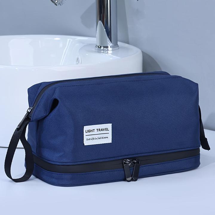 Only-Bags.Store Grosse Kapazität Reise-Toilettenbeutel mit mehreren Fächern, für Geschäftsreise und Geschenk