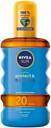 Image du produit NIVEA Sun Protect & Bronze Protective Oil Spray SPF 20 200ml (Spray solaire, SPF 20, 468.72 ml, 200 g)