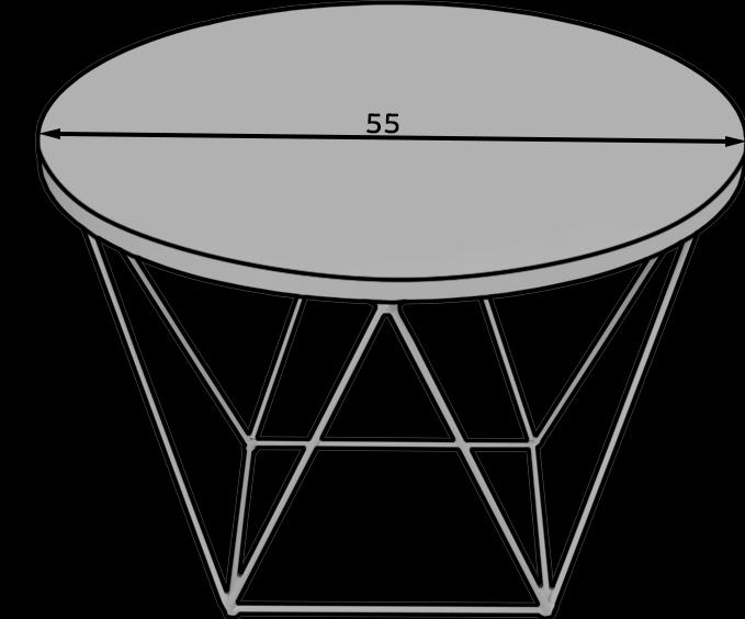 Produktbild ADRK Furniture Liam (55 x 55 x 37 cm)
