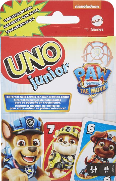 Image du produit Mattel Games UNO Junior La Pat’ Patrouille Le Film (Multilingue)