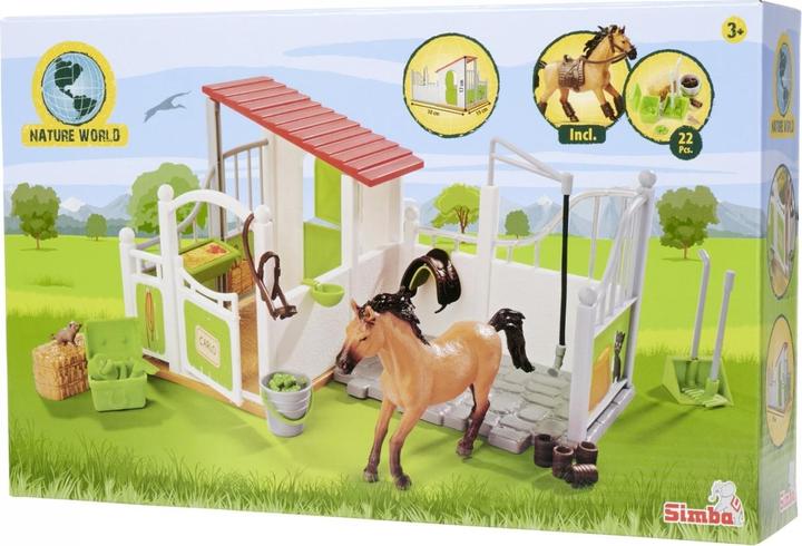 Produktbild Simba Pferdebox und Waschplatz mit Pferd