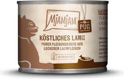Produktbild Mjamjam Purer Fleischgenuss - köstliches Lamm pur (Adult, 6 Stk., 1200 g)