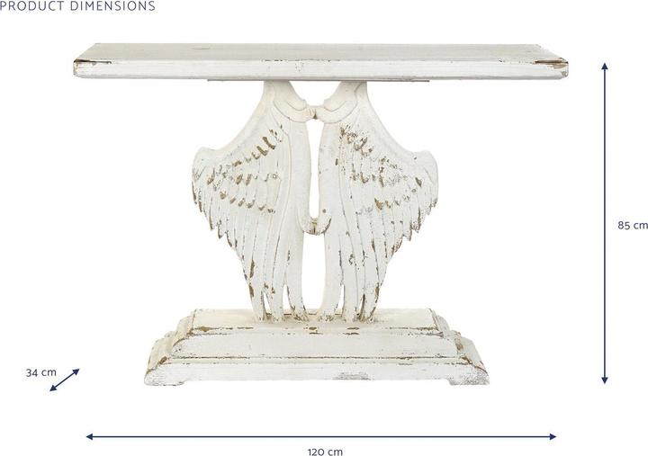 Produktbild DKD Home Decor Console White Multicolour Wood Metal 30 x 40 cm 120 x 34 x 85 cm